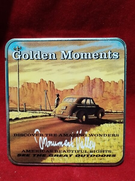 Cutie metalica pentru tigarete Golden Moments-Monument Valley